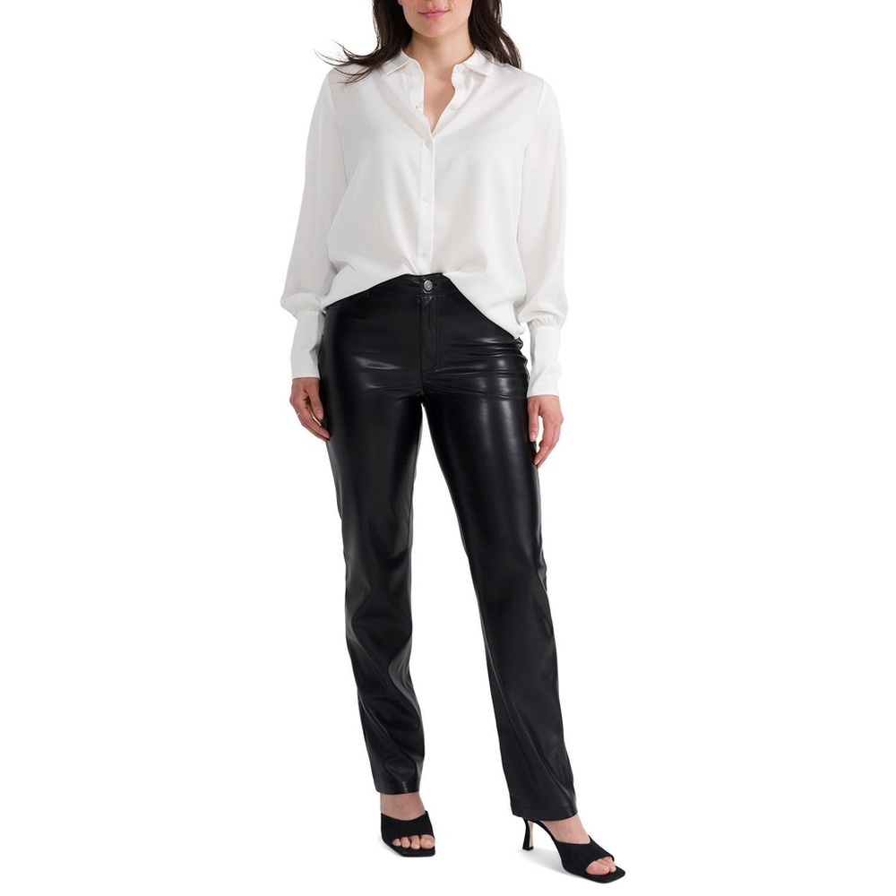 NWT Joie Black Faux Leather Pants